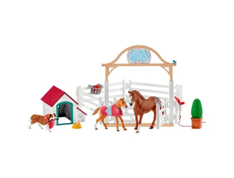 Schleich Horse Club 42458 Caballos invitados de Hannah con rubí