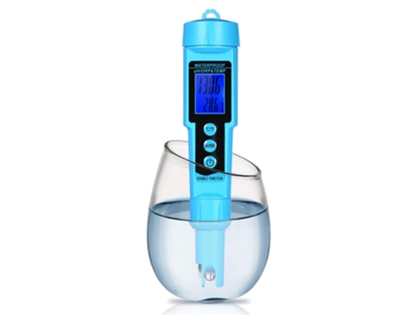 Medidor profesional de pH/ORP/TEMP 3 en 1 Detector de agua LCD digital multiparámetro Tri-Metro Monitor de calidad del agua multifunción Probador d...