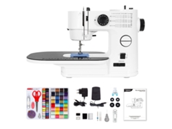 Todeco Máquina De Coser Eléctrica, Mesa Extraíble, 39 Puntadas, Aguja Doble E Hilo Doble, Maquina De Coser Portatil Con Kit De Costura Completo