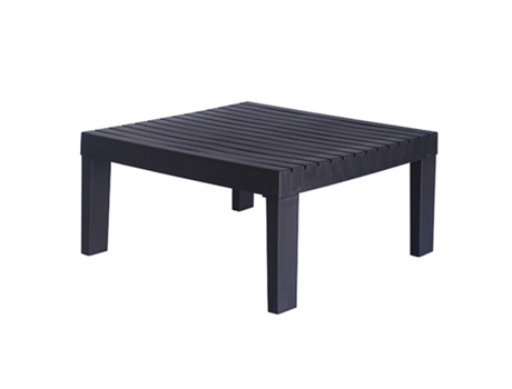 Mesita De Jardín Auxiliar Modular De Plástico Wini Antracita 656533 cm