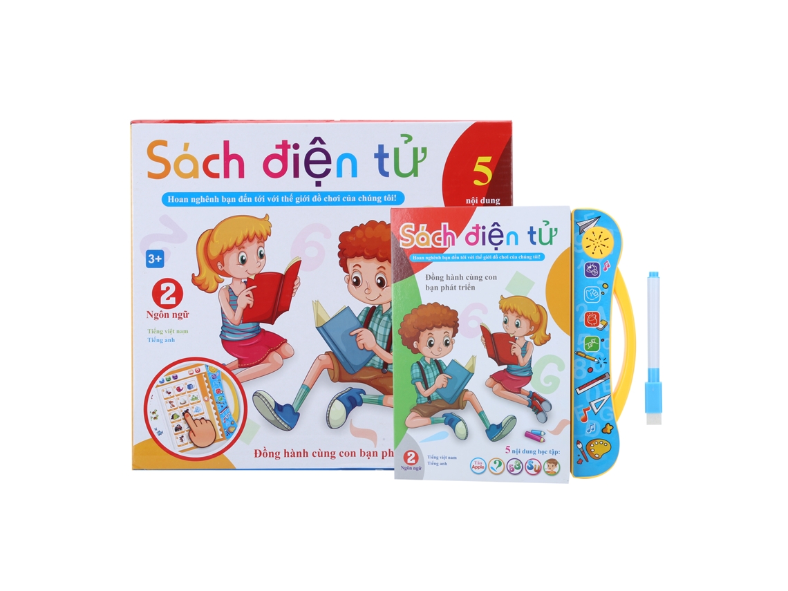 Rebe-máquina De Lectura Vietnamita-inglés Juguete Educativo Para Niños Aprendizaje Temprano Amarillo