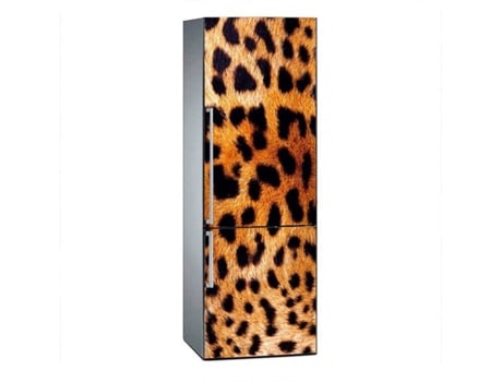 Vinilo Frigorífico OEDIM Textura Leopardo (Castaño - 185x70cm - Vinilo Adhesivo)
