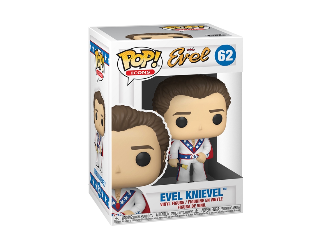 Figura FUNKO Pop Icons: Evel Knievel (Posible Chase)