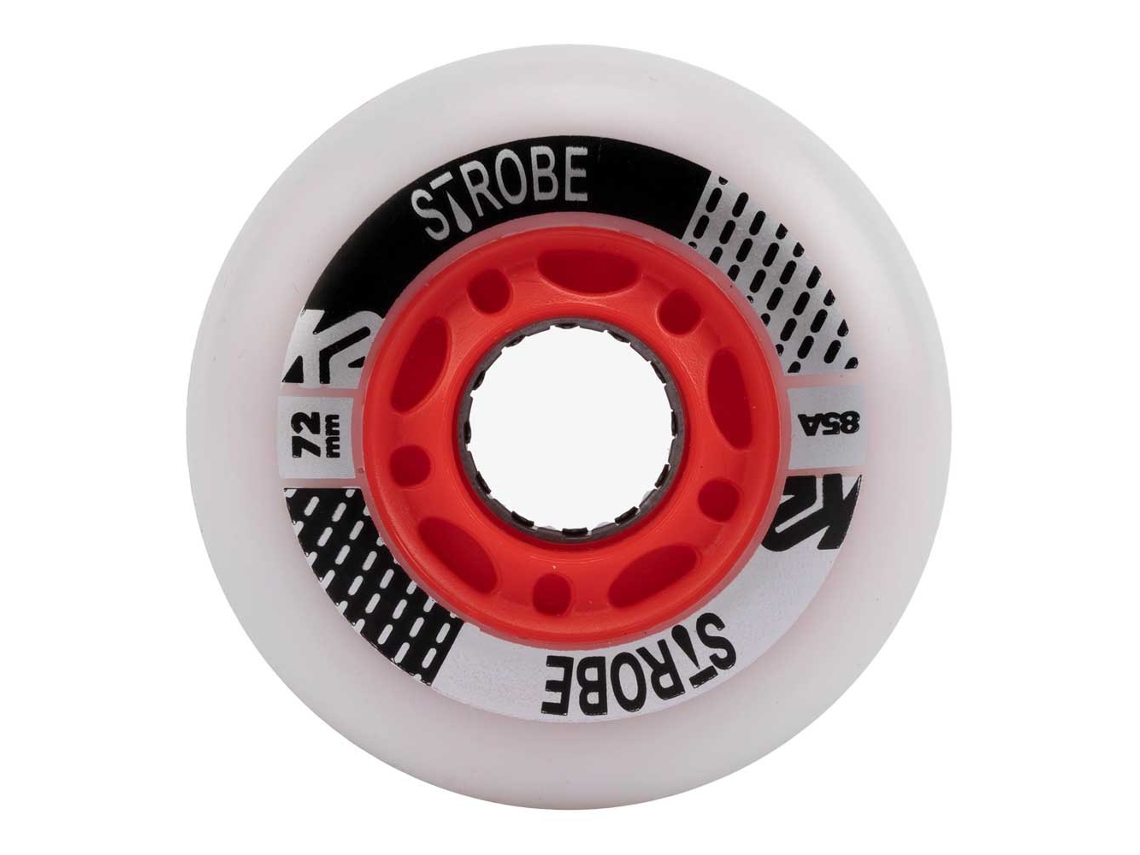 Rodas de Patins em Linha Strobe 2 Unidades Branco 72 Mmk2 Skate