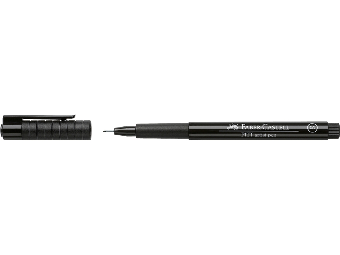 Bolígrafo de Tinta FABER-CASTELL Bolígrafo Artístico Pitt Negro