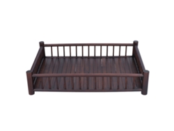 Bandeja De Bamboo Rectangular Para Té Kung Fu, Accesorios, Almacenamiento, Decoración China Marrón Oscuro