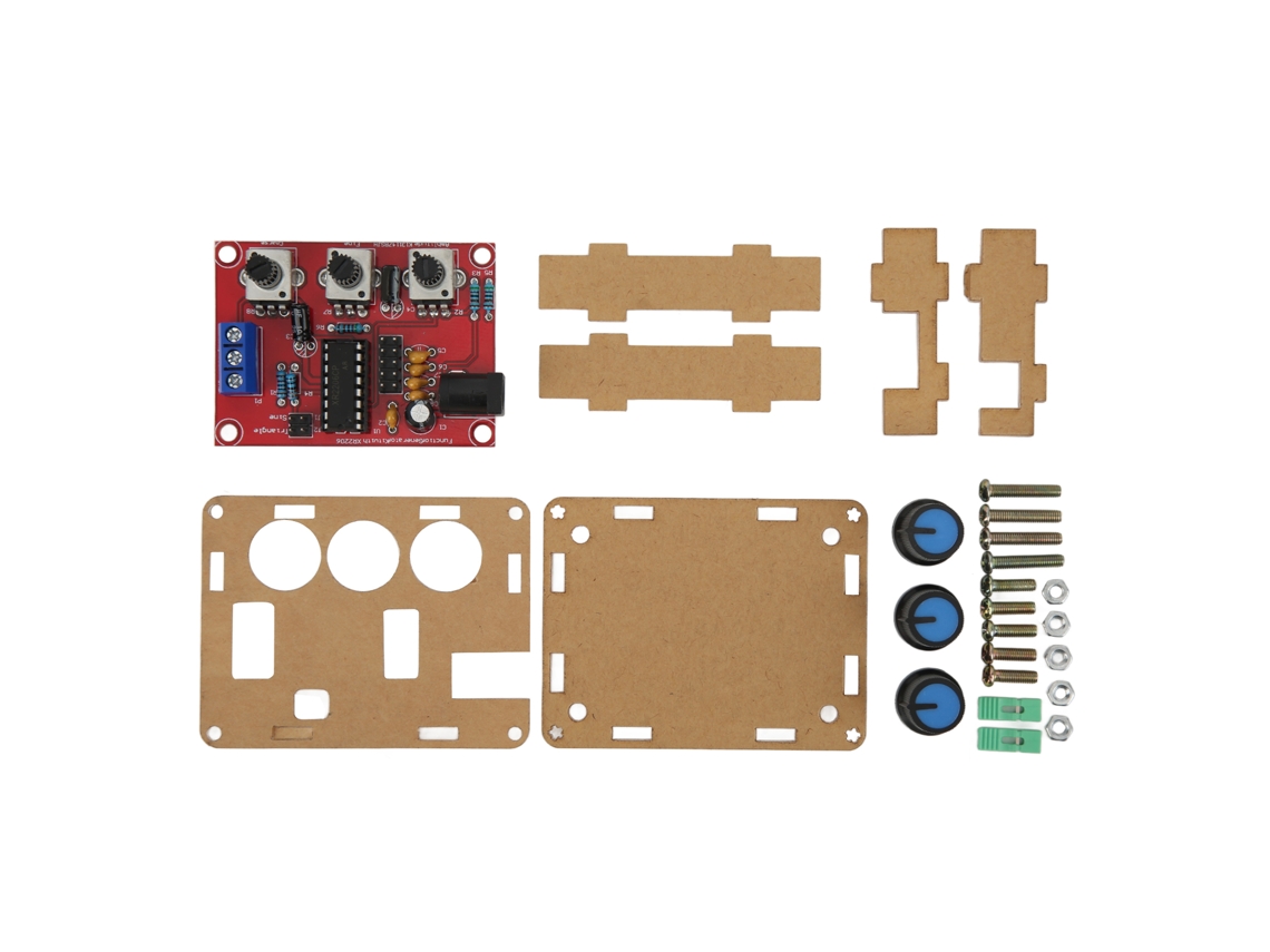 Kit Generador De Señales De Función Ajustable Xr2206 Para Armar Uno Mismo, Con Resolución De 5 Dígitos.