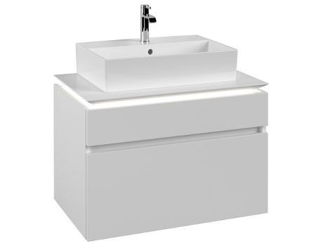 Módulo de lavabo Villeroy &amp Boch Legato B602 800x550x500mm lavabo central iluminación LED