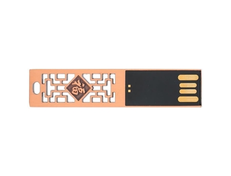 HURRISE U Disk Almacenamiento en Disco de Metal Portátil a Prueba de Agua USB Flash Drive 2.0 para Compartir Transmisión de Datos 32 Gb