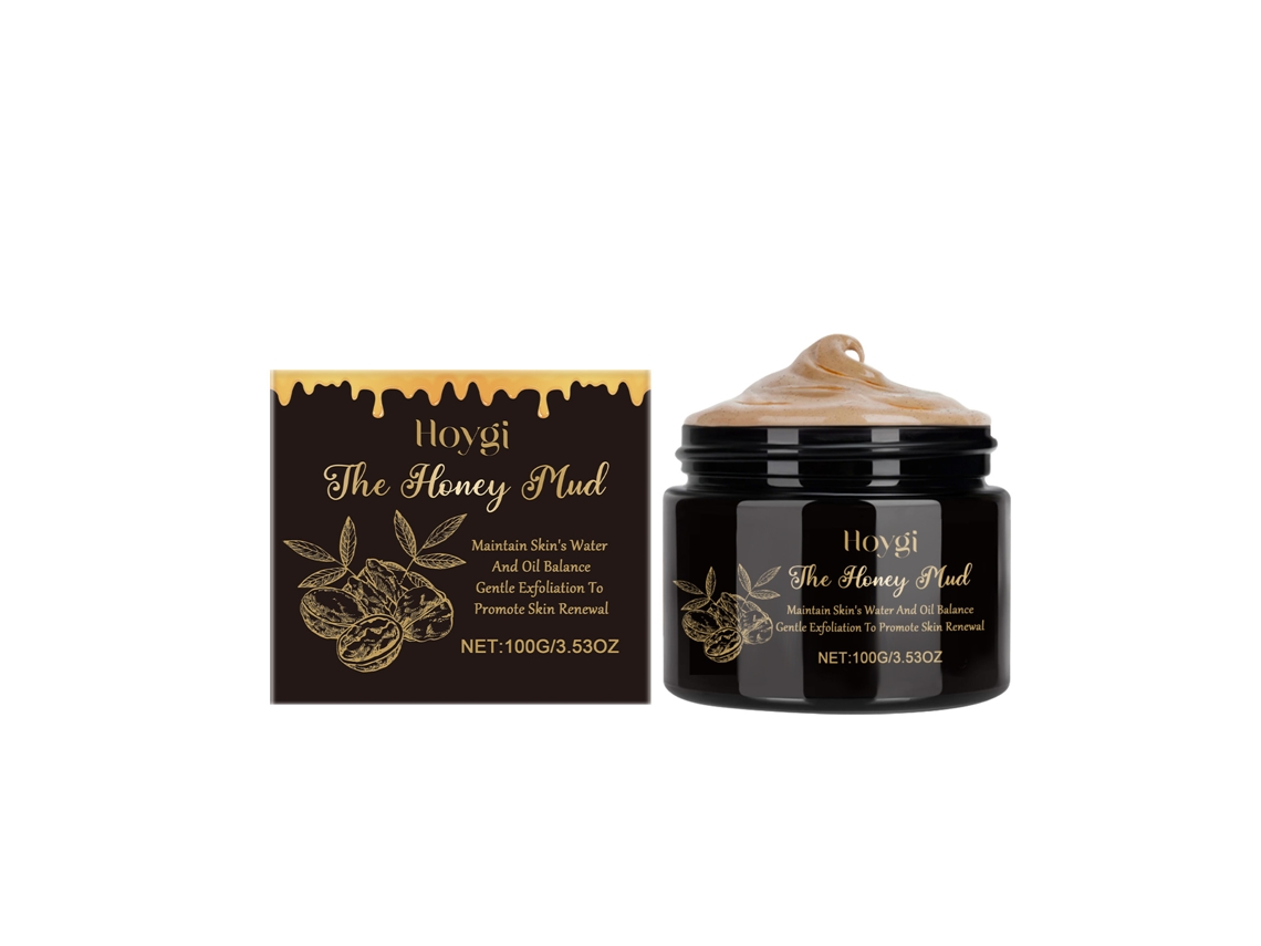Exfoliante natural de miel para una piel suave y radiante.