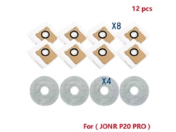 Accessories For P20 Pro Vacuum Cleaner Mop Cloth Dust Bag Efficient Microfiber Spare Cleaning Parts