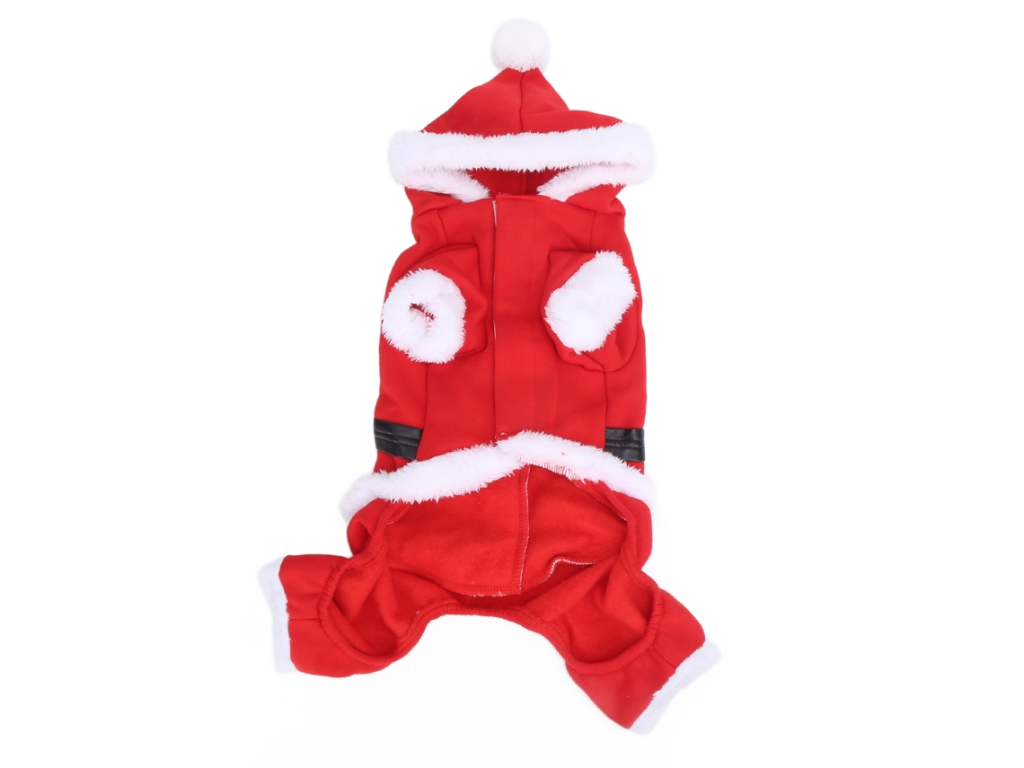 Kkpm - Disfraz de Papá Noel para perros pequeños, medianos y grandes - Traje navideño para mascotas