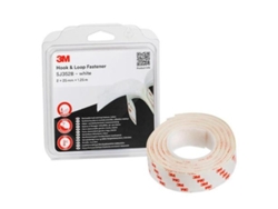 Cinta hook loop 3m 1,25mx25mm blanco