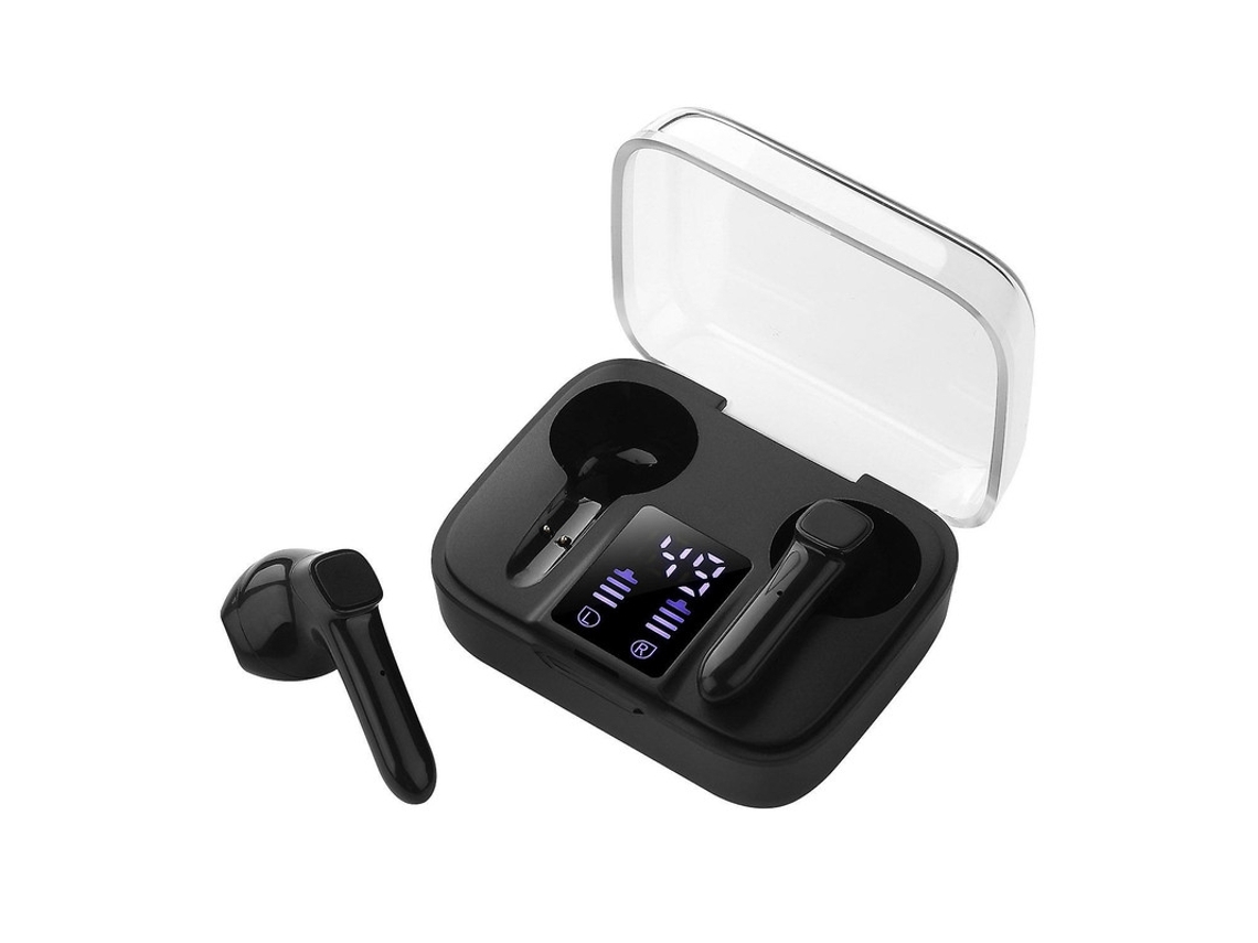 YEMAESRE Auriculares estéreo de alta fidelidad con cancelación de ruido Bluetooth, color negro