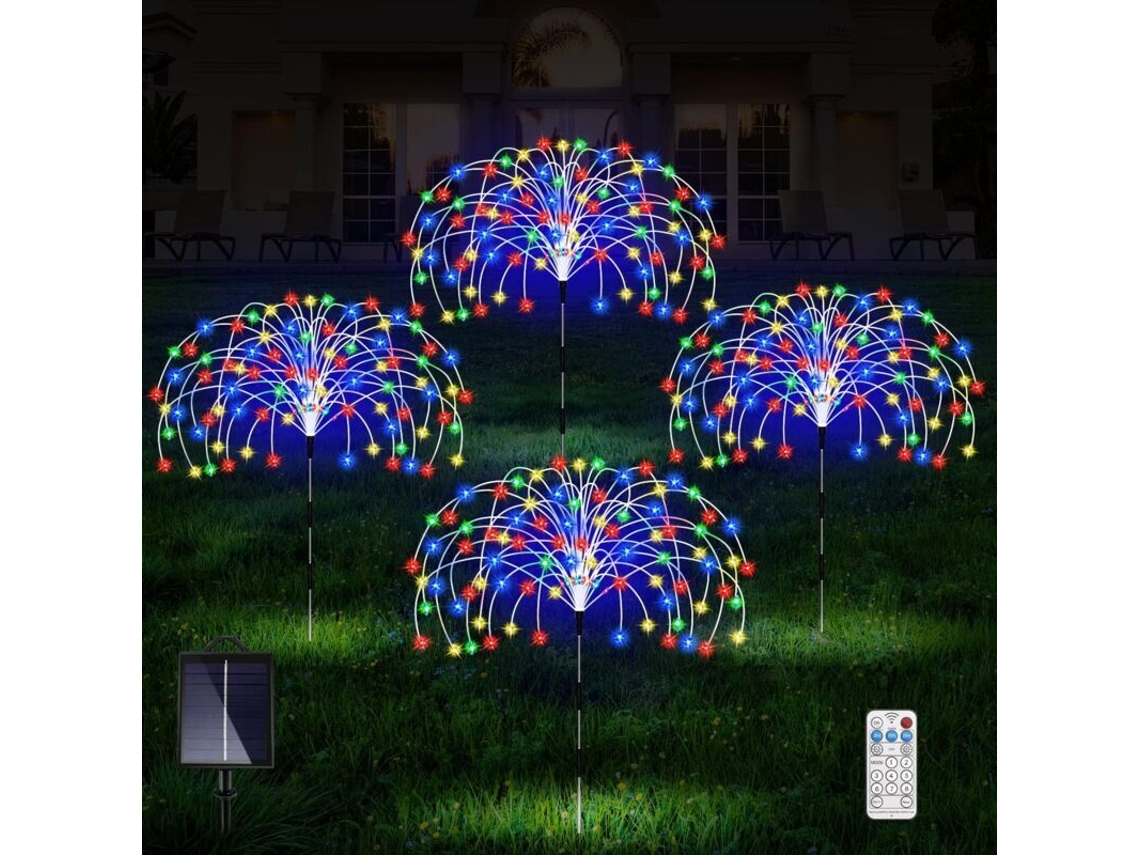 Fuegos Artificiales Solares Led Para Festivales Al Aire Libre Y Jardines.