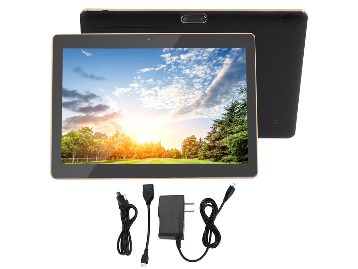 Tableta My KT6582 Gold de 10 pulgadas y 116 g con Android 4.4, color negro y dorado