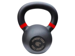 Kettlebell FITNESS TECH De Ferro Fundido (10 kg)