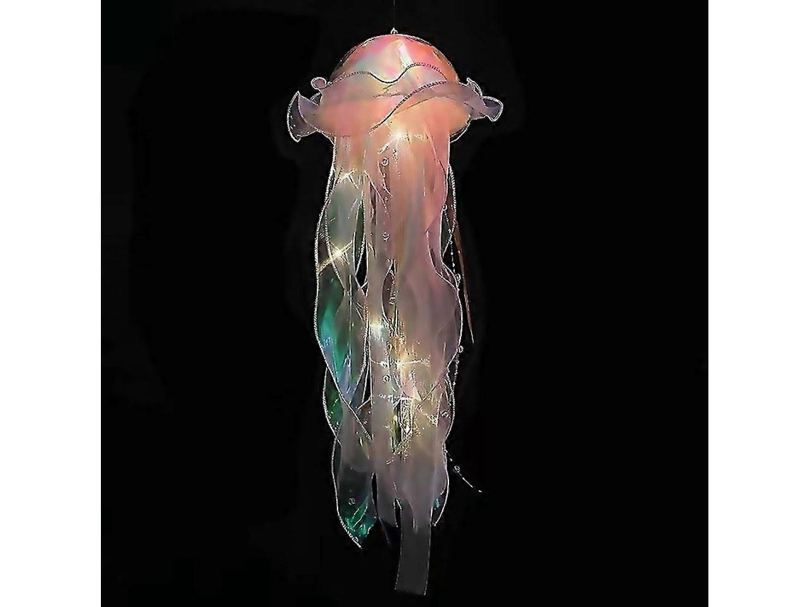 Lámpara de medusa luminosa Rosewell, acabado de luz nocturna, decoración para dormitorio, luz ambiental