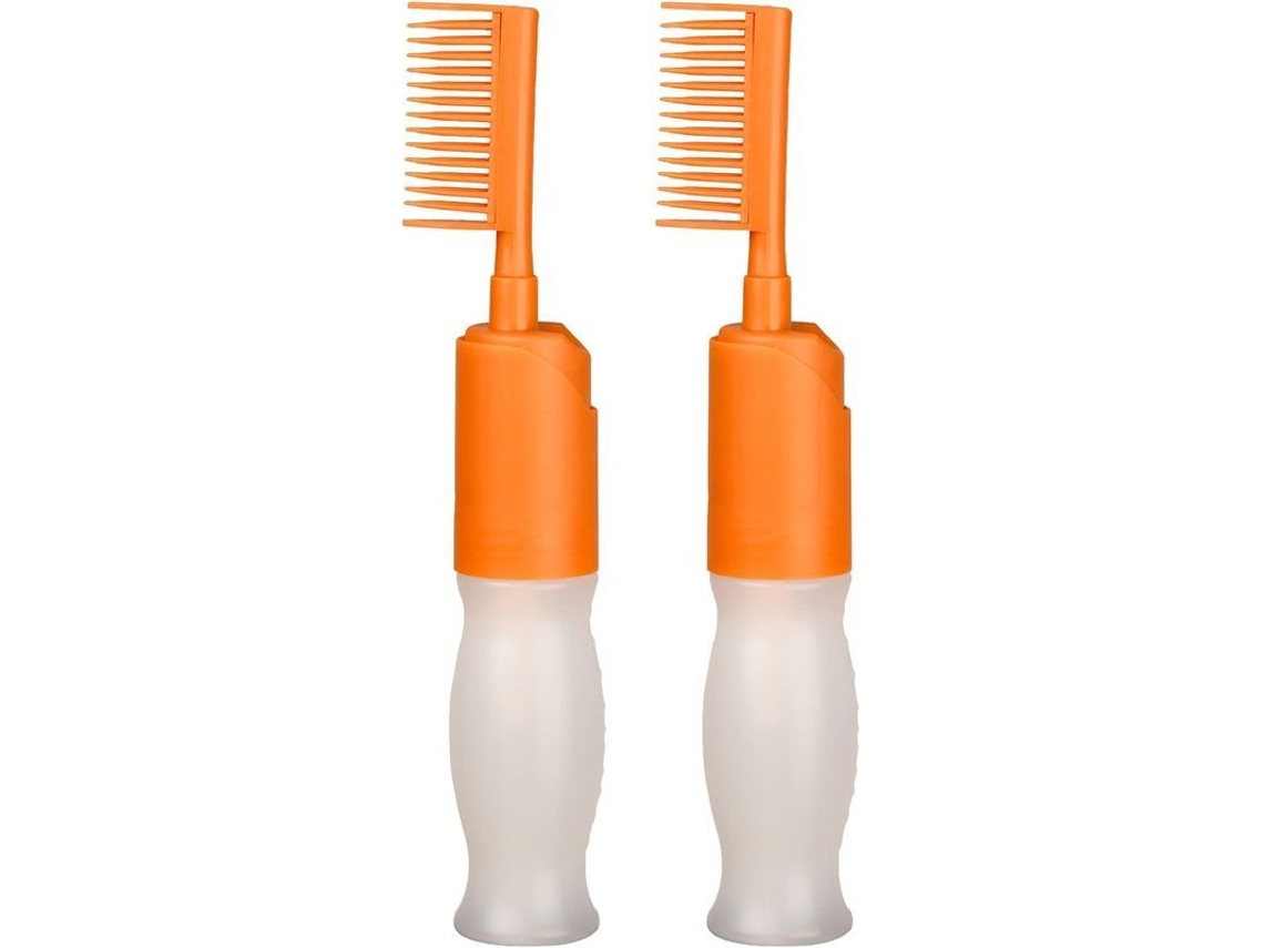 Paquete De 2 Botellas De Tinte Para El Cabello Con Peine Aplicador, Escala Graduada, Peine Para Teñir, Peine Para Teñir