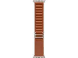Pulsera APPLE Alpine Loop Natural Titanium Apple Watch 49 mm (L - Terra Cota)
