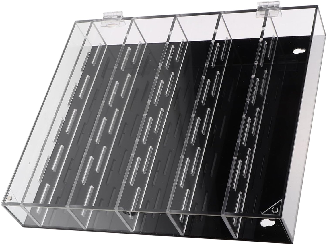 Colección De Cajas Transparentes. Vitrinas Prácticas Para Exhibición Y Almacenamiento.