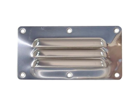 Grade de Ventilação de Aço Inoxidável Prateado 115 X 230 Mmgoldenship