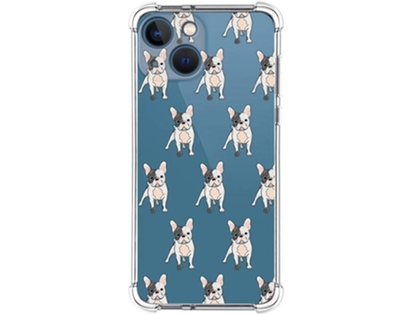 Carcasa iPhone 13 Mini (5.4) TUMUNDOSMARTPHONE Dibujos Antigolpes Perros 12 Multicolor