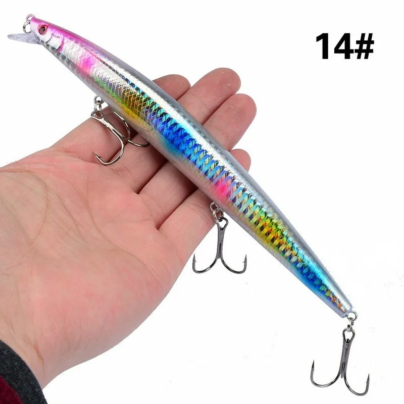 (estilo 14) Señuelo Con Forma De Pececillo, 18 Cm, 24 G, Con Puntero Láser