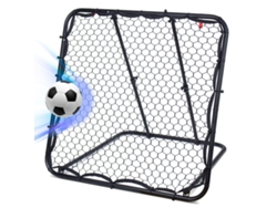 Red de salto de fútbol, red de entrenamiento de fútbol, red de entrenamiento de ángulo ajustable, para adolescentes y adultos, 124 cm Leogreen
