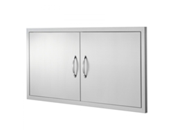 Puerta de acero inoxidable para cocina exterior 1067x534mm Tekmaquinas