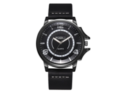 Reloj De Cuarzo Para Hombre Con Correa De Cuero Pu Estilo Casual De Negocio