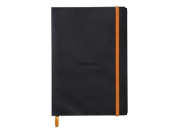 RHODIA 117402C Cuaderno Y Block A5 80 Hojas Negro