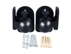 2 soportes de base para altavoces pequeños, soporte de pared para sonido envolvente, para el hogar