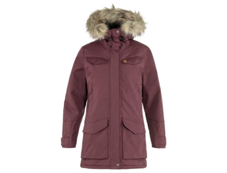 Casacos FJÄLLRÄVEN Parca Nuuk Vermelho M Mulher