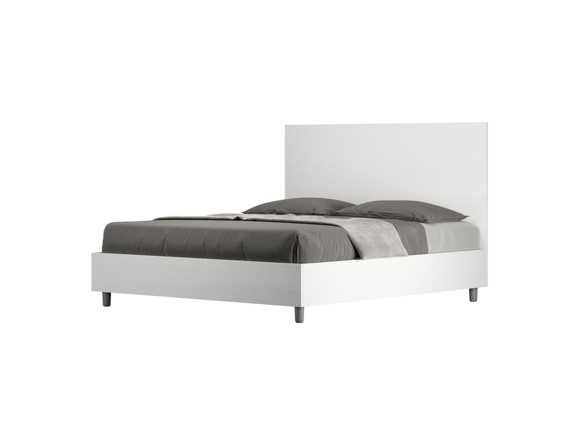 Cama Doble Contenedor Fresno New ITYHOME Madera Blanco (160x190)