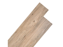 Lamas De Suelo No Autoadhesivas Pvc Marrón Roble 5,26 M² 2 Mm