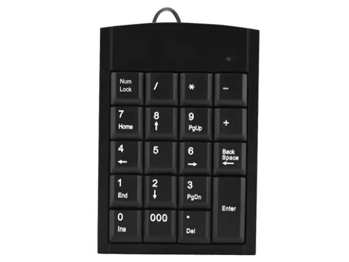 Teclado numérico, mini teclado numérico USB, portátil Everley891