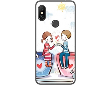 Carcasa Xiaomi Redmi Note 6 Pro TUMUNDOSMARTPHONE Café Multicolor