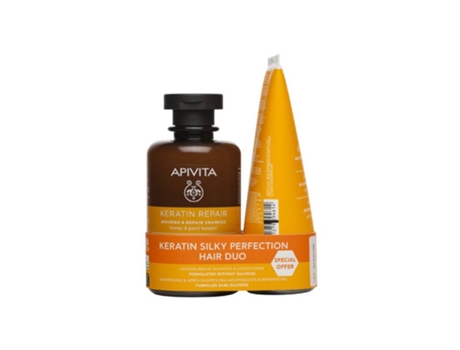 APIVITA Champú Keratin Nutritivo & Reparador Oferta Acondicionador