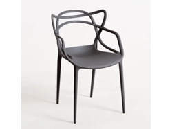 DUDECOR Silla Dresden Gris Oscuro