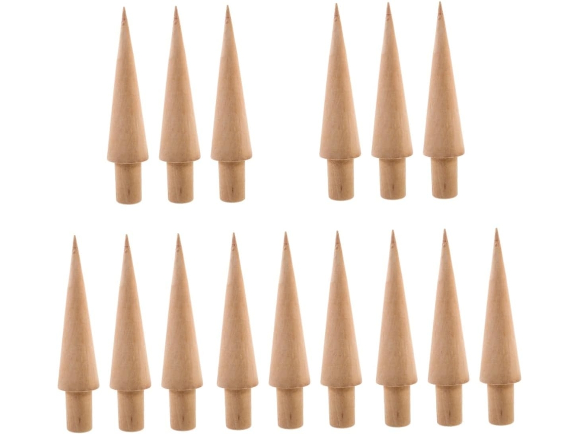 Moldes De Madera Para Conos De Helado, 15 Piezas, Multifuncionales.