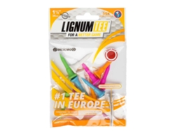 Lote de 12 tees biodégradables 53 mm LIGNUM TEE