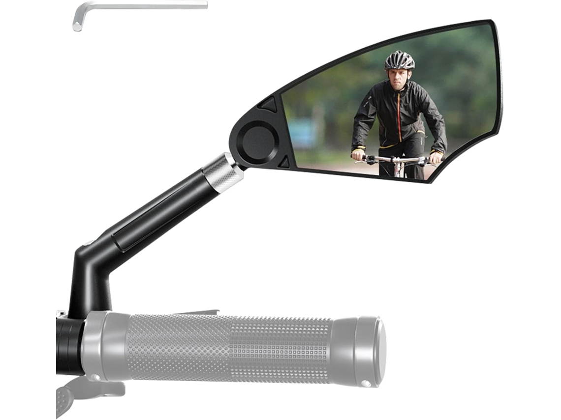 Espejo retrovisor para bicicleta, lentes visibles, espejos para bicicleta, vidrio resistente a impactos, Gokoco