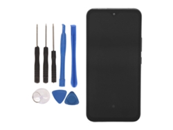 Ensemble D'écran Tactile Pour Téléphone Portable Pour Samsung A54 5g 2023 Oled Avec Cadre Taille Originale Noir Avec Empreinte Digitale