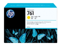 Cartucho de Tinta Original HP 761 de 400 ML CM992A Amarillo  para DesignJet T7100, T7200 Production Printer