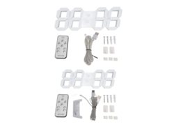Reloj Digital Inteligente De Pared Led 3d, Luminoso Tridimensional, Silencioso, Creativo Y Con Brillo Ajustable