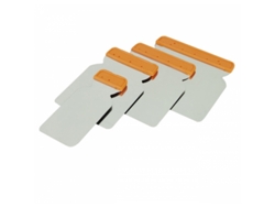 Juego Espatulas Carrocero Inox Redondeado Premium (4 Piezas)