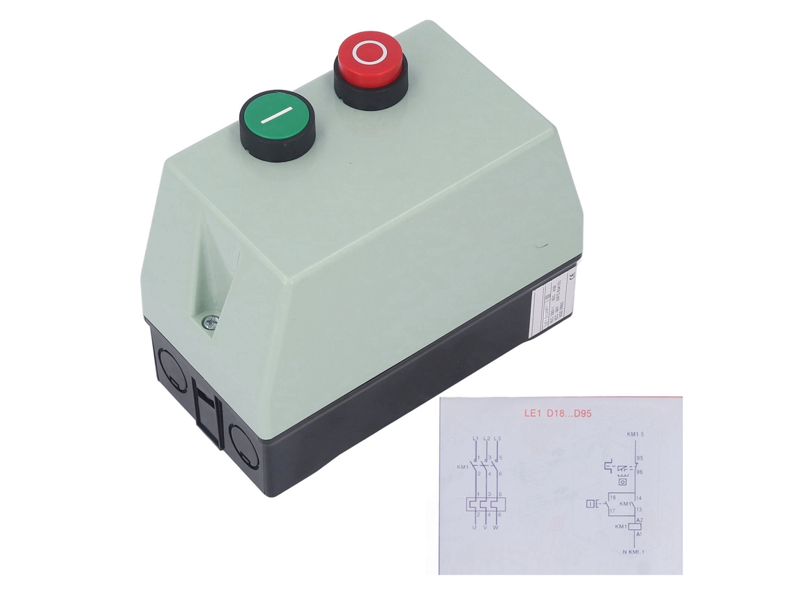 Caja De Interruptores Monofásica Con Organizador Magnético Impermeable De 220 V/230 V Y 9-13 A