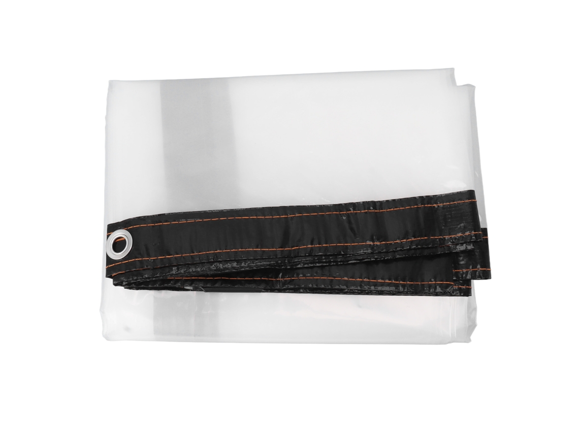 Lona de jardín transparente, impermeable y aislante térmicamente de polietileno para plantas.