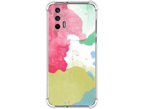 Carcasa Realme GT 5G TUMUNDOSMARTPHONE Acuarela 02 Multicolor